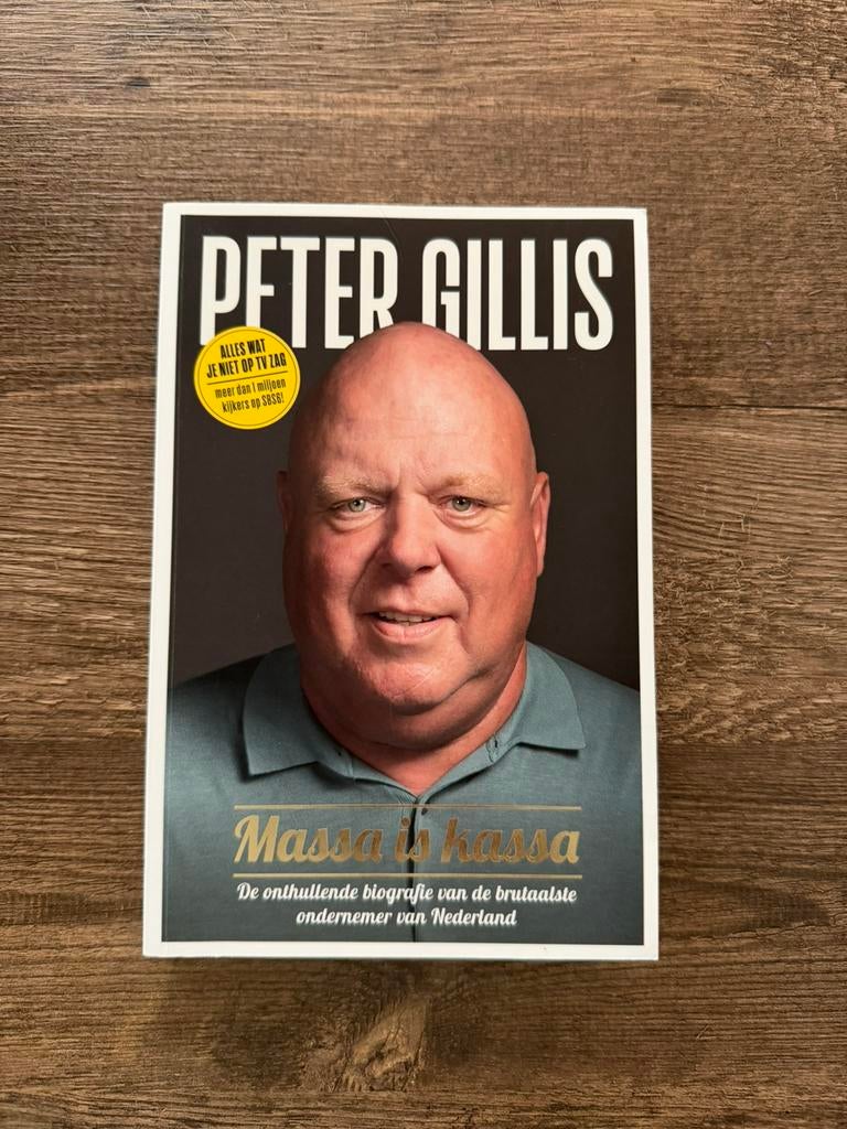 Massa is kassa - Peter Gillis, Ophalen of Verzenden, Zo goed als nieuw