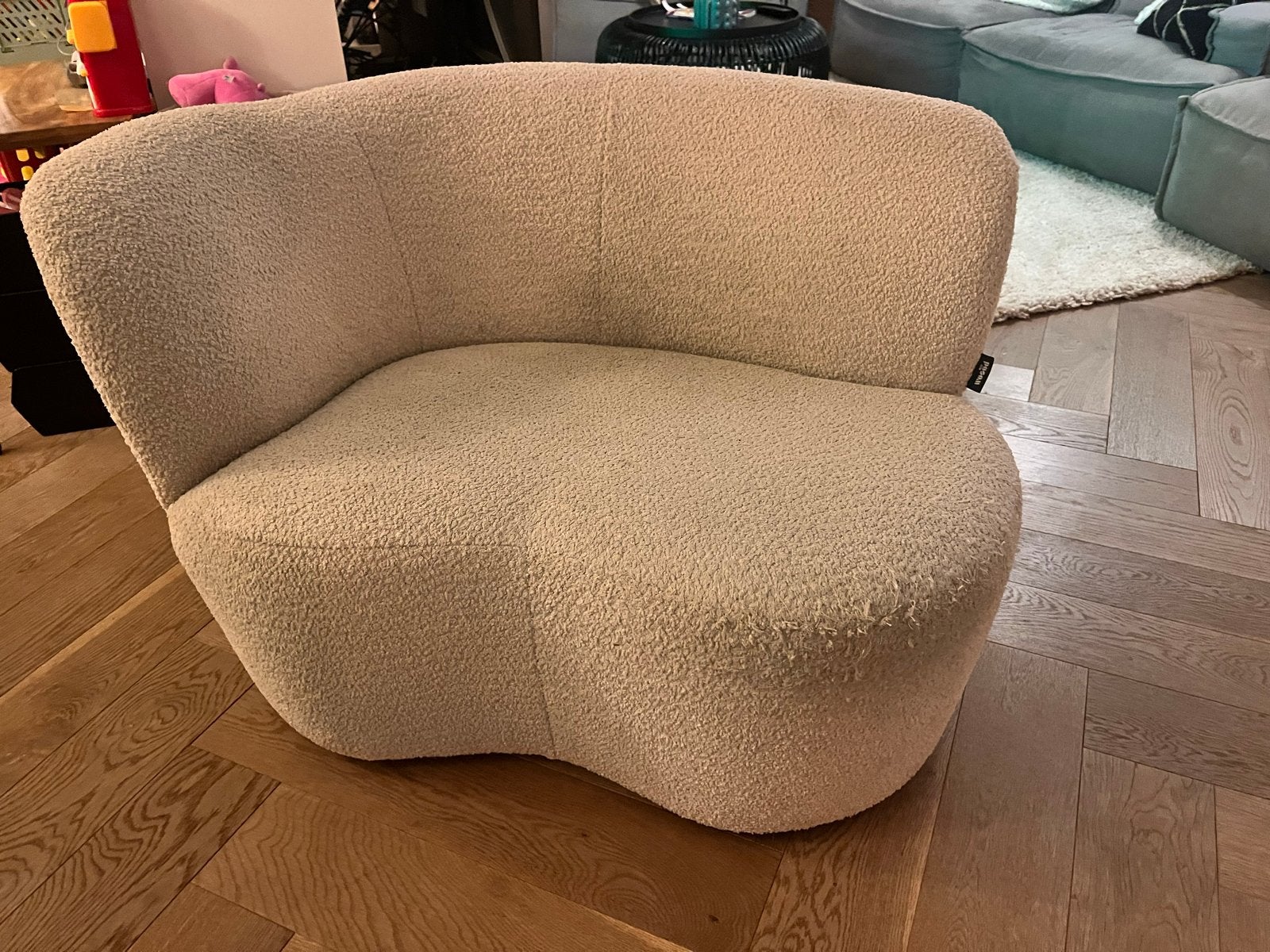 Loveseat wit (gratis af te halen uiterlijk 27-9), Ophalen, Gebruikt, Tweepersoons, 75 tot 100 cm