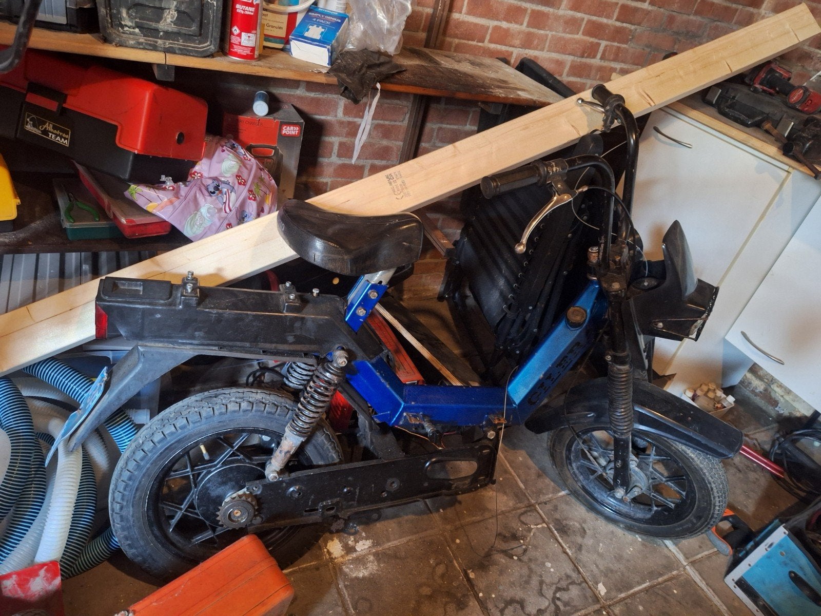Citta zonder blok, met kenteken - project brommer, Ophalen, Gebruikt, Piaggio