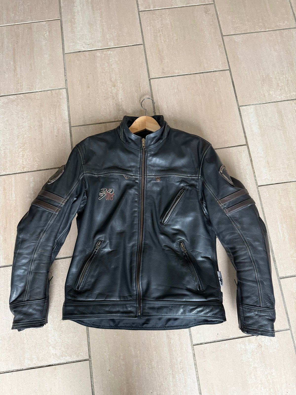 Evolution 24/7 Leren Motorjas Dames - Maat 40 - Zwart, Ophalen