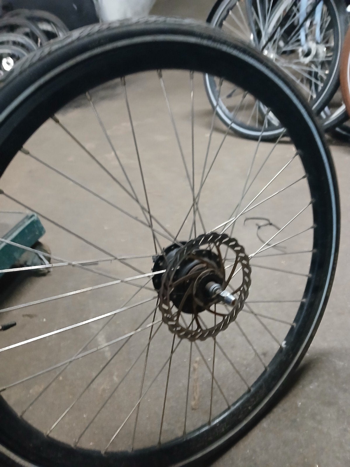 shimano nexus 7 achterwiel  met schijfrem, Fietsen en Brommers, Ophalen, Wiel, Shimano
