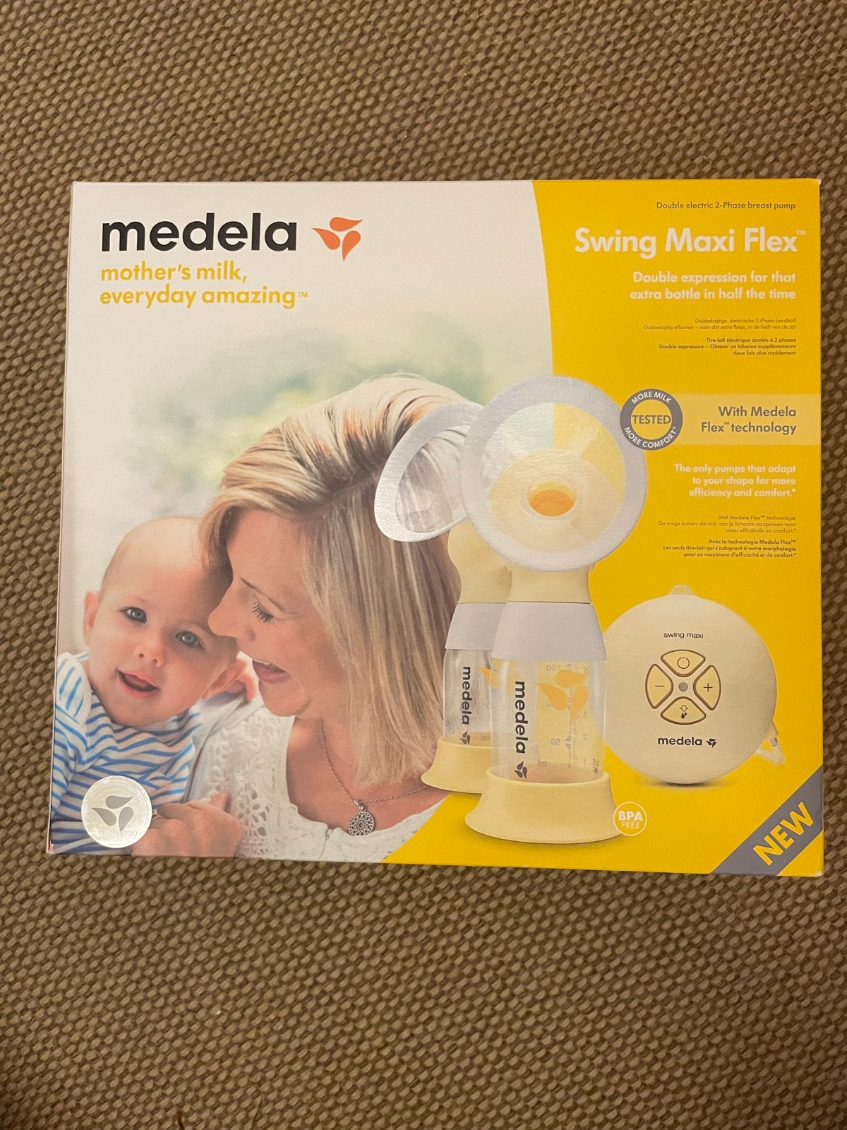 Medela Swing Maxi Flex dubbele borstkolf, Ophalen, Zo goed als nieuw, Borstkolf