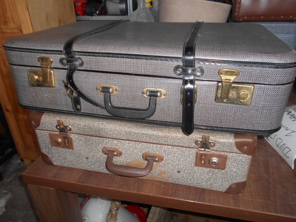 Oude Koffers, Sieraden, Tassen en Uiterlijk, Koffers, Ophalen, Gebruikt, Hard kunststof