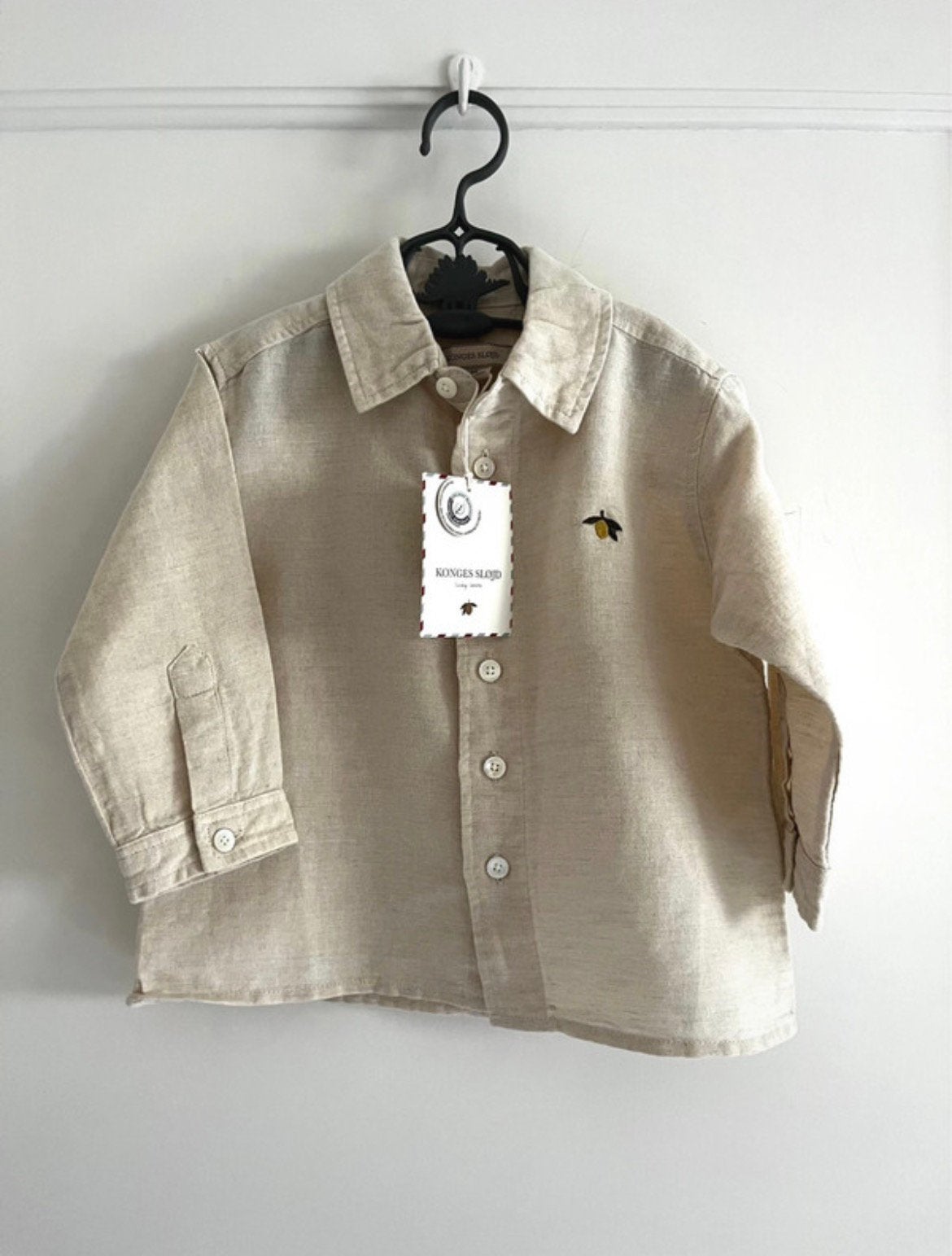 Konges slojd blouse beige nieuw, Ophalen of Verzenden, Zo goed als nieuw, Jongetje, Overhemdje of Bloesje