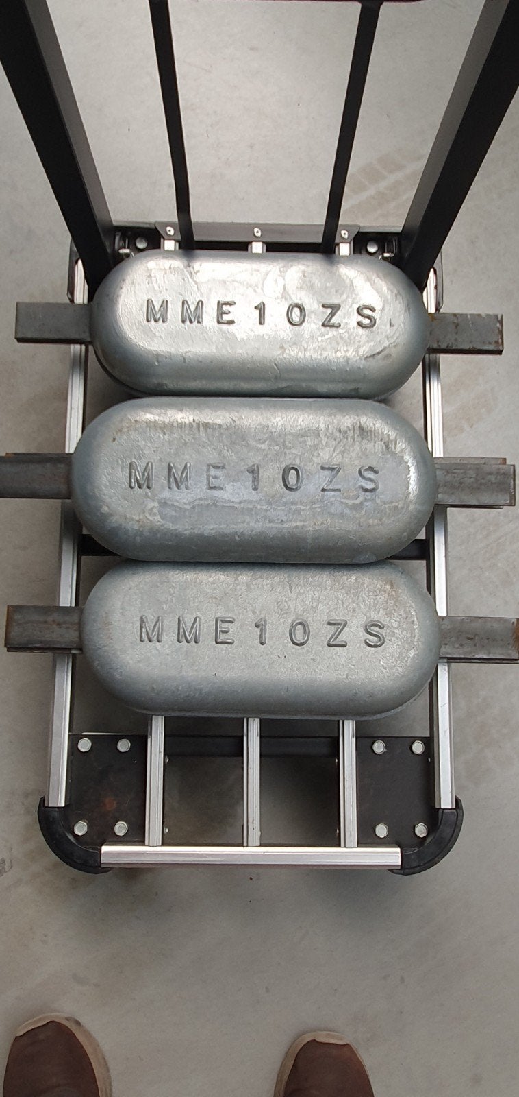 7 nieuwe zinkanodes, Ophalen, Nieuw