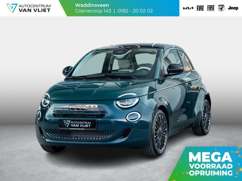 Fiat 500 Hybrid Collezione | Clima | LED | PDC | JBL Premium, Met garantie (alle), 4 stoelen, Automatische klimaatregeling, Origineel Nederlands