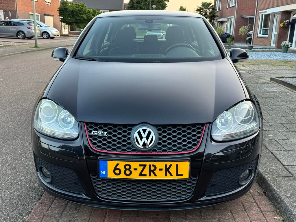 Volkswagen Golf 5 2.0 GTI 147KW 2008 Zwart Met Welkomsverl., Auto's, Stof, 4 cilinders, Zwart, Origineel Nederlands