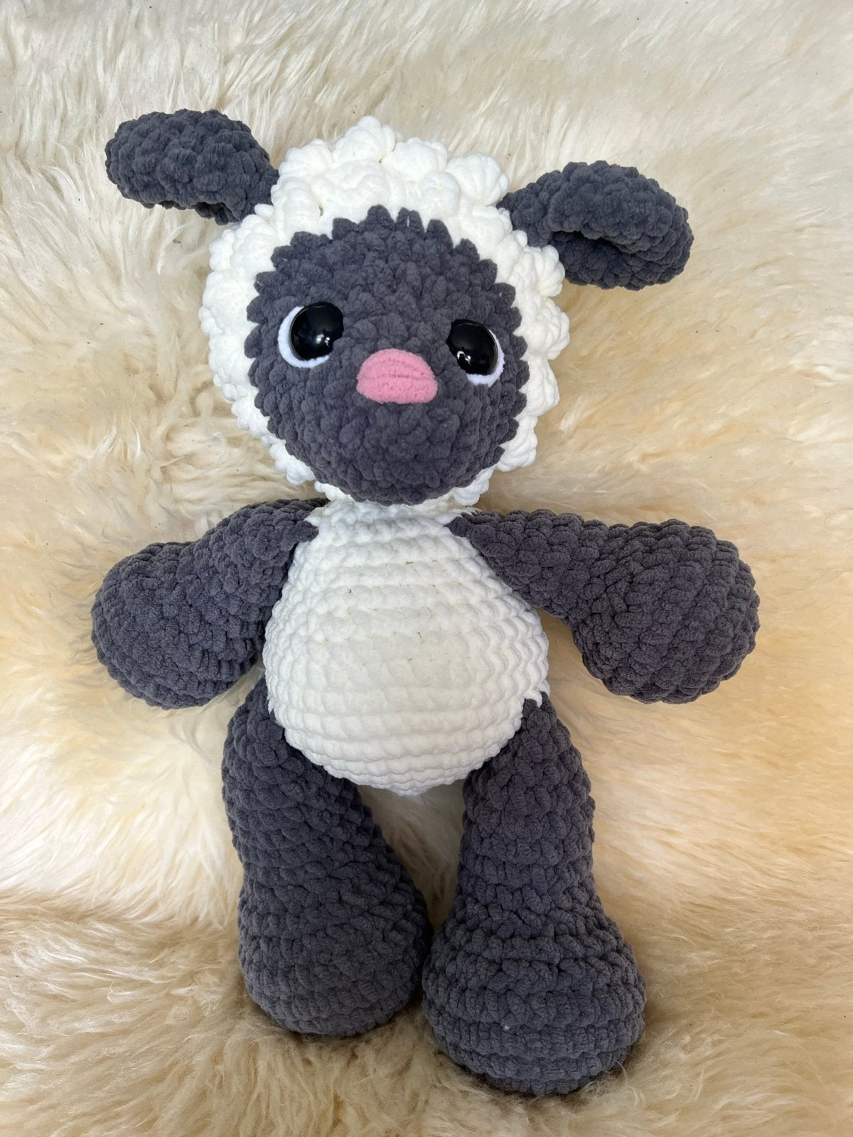 Handgemaakte Gehaakte Knuffel Schaap | Amigurumi, Overige merken, Overige typen, Nieuw, Middelgroot (20 tot 80 cm)