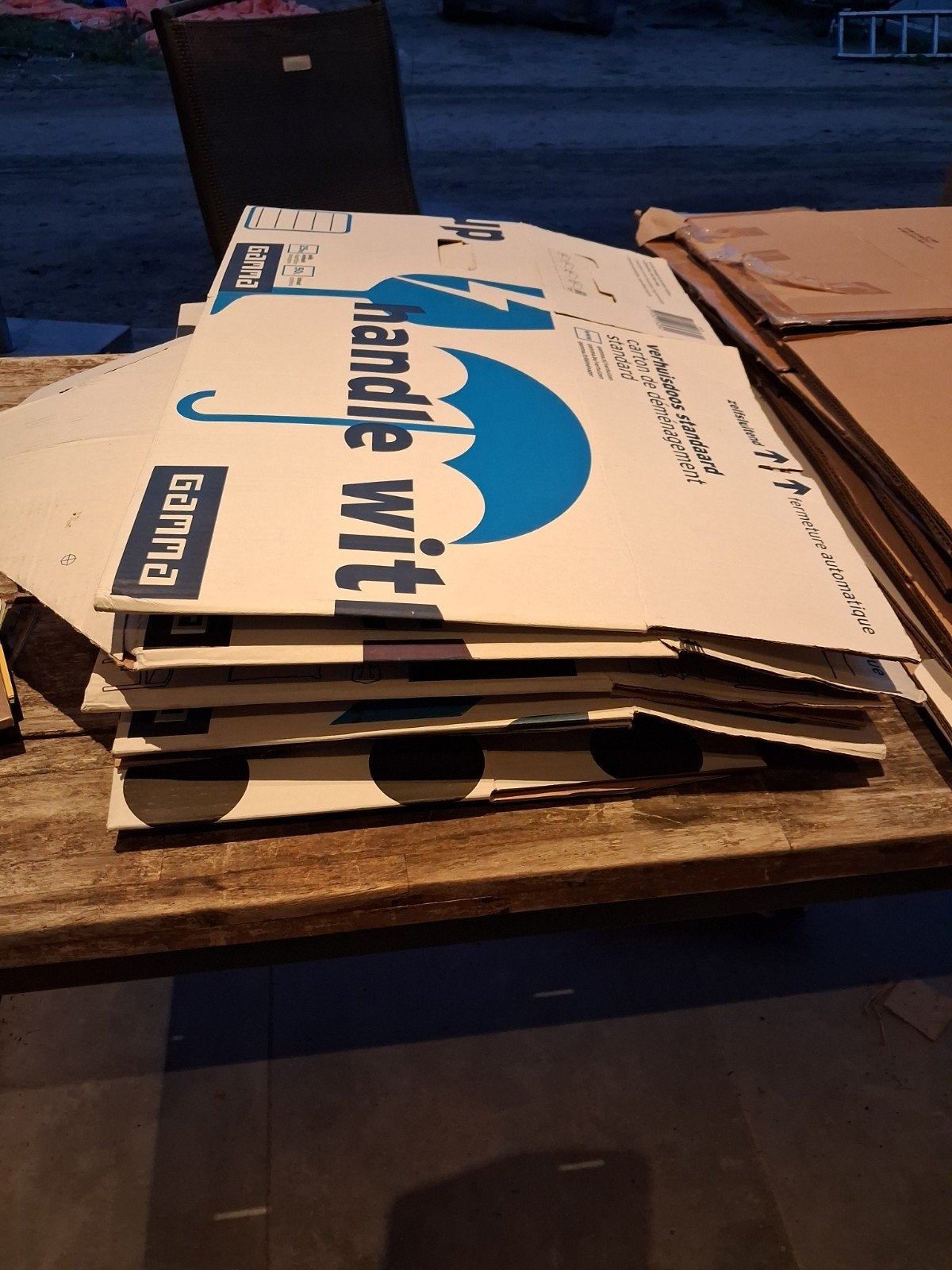 Verhuisdozen, Doe-het-zelf en Verbouw, Kratten en Dozen, Ophalen, 50 tot 75 cm, Minder dan 40 cm, 35 tot 50 cm
