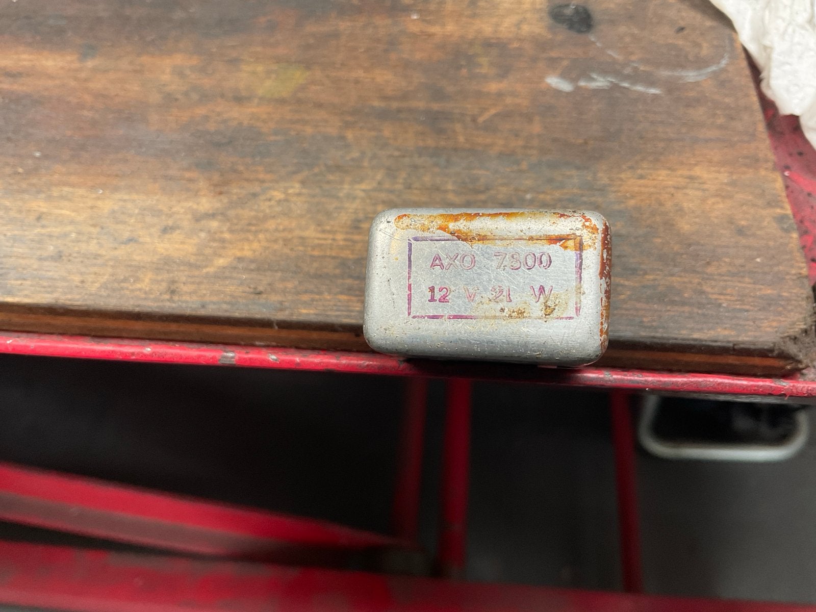 Franse AXO-knipperlichtautomaat type 7300, Ophalen of Verzenden, Gebruikt, Oldtimer onderdelen