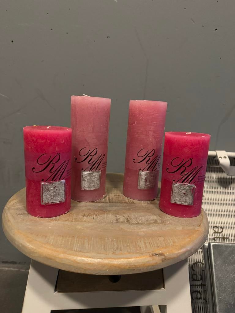 Rivièra Maison zomerse roze kaarsen, Overige materialen, Nieuw, Ophalen of Verzenden, Kaars