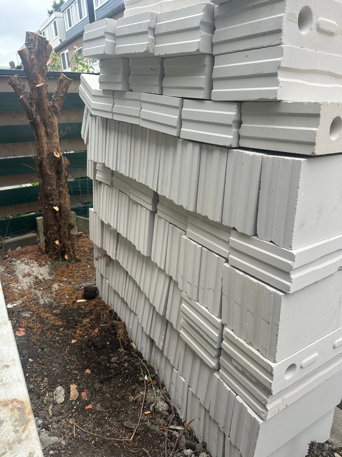 Kalkzandsteen blokken - Nieuw, Doe-het-zelf en Verbouw, Metselstenen, Ophalen, Nieuw, Kalkzandstenen