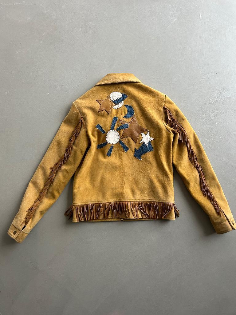 Suede  jas Scotch & Soda, Ophalen of Verzenden, Nieuw, Maat 176