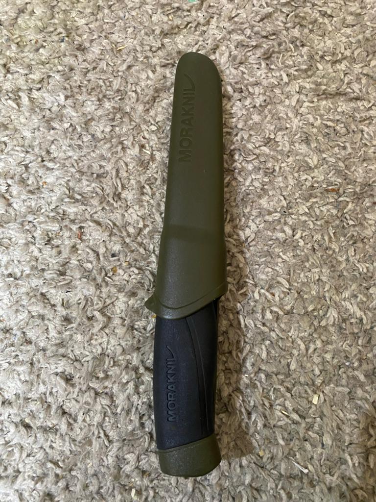 Moraknil Outdoor Mes met Schede - Carbon Staal, Verzenden, Landmacht