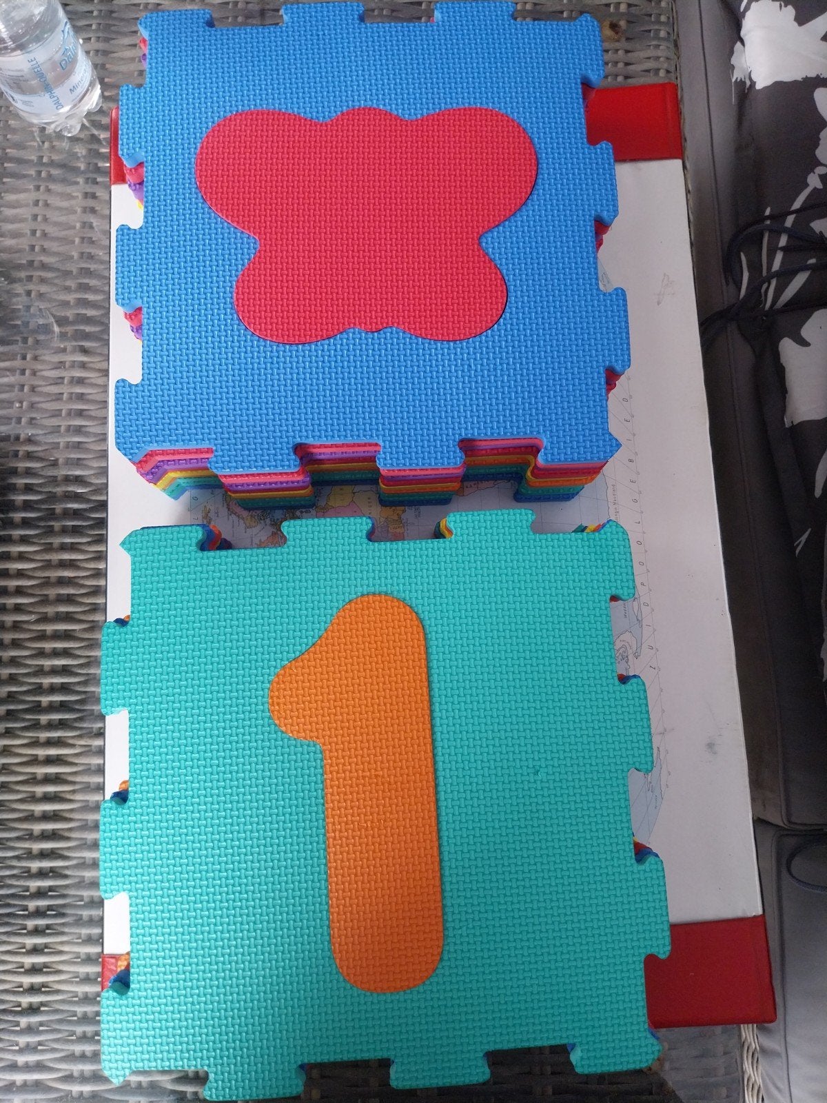 Foam puzzelstukken dieren en cijfers, Ophalen, Jongen of Meisje