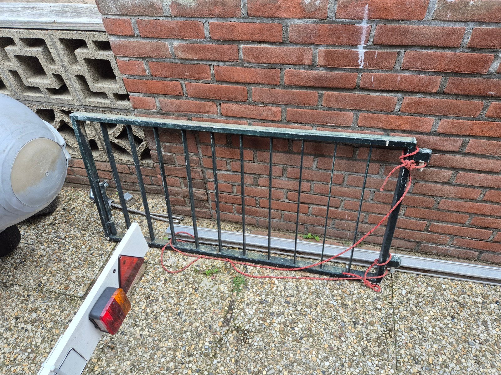 Gebruikt ijzeren hekwerk - Ideaal voor tuin of erf, Ophalen, Gebruikt, IJzer, Sierhekwerk