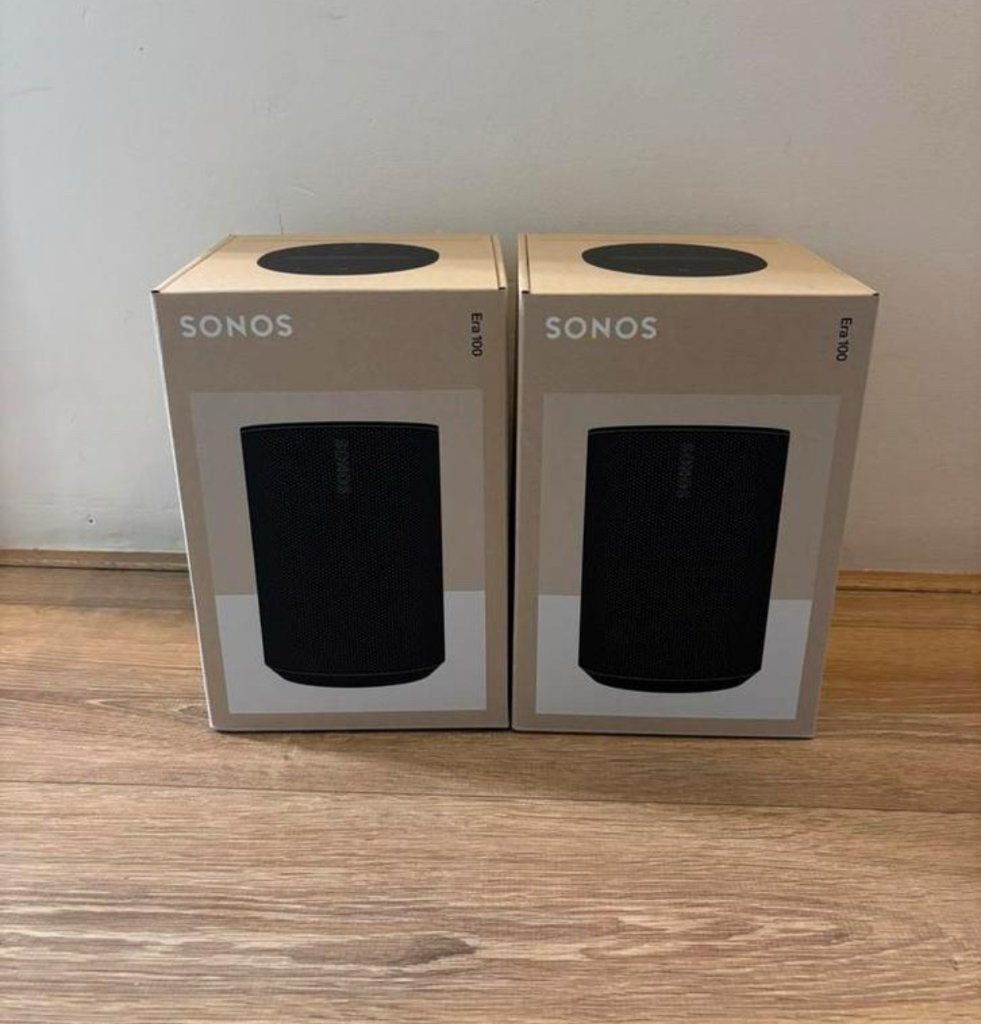 Twee gloednieuwe || Sonos Era 100 speakers,