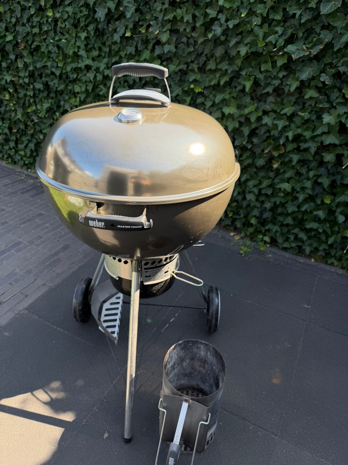 Weber Master touch GBS Grijs, Ophalen, Gebruikt