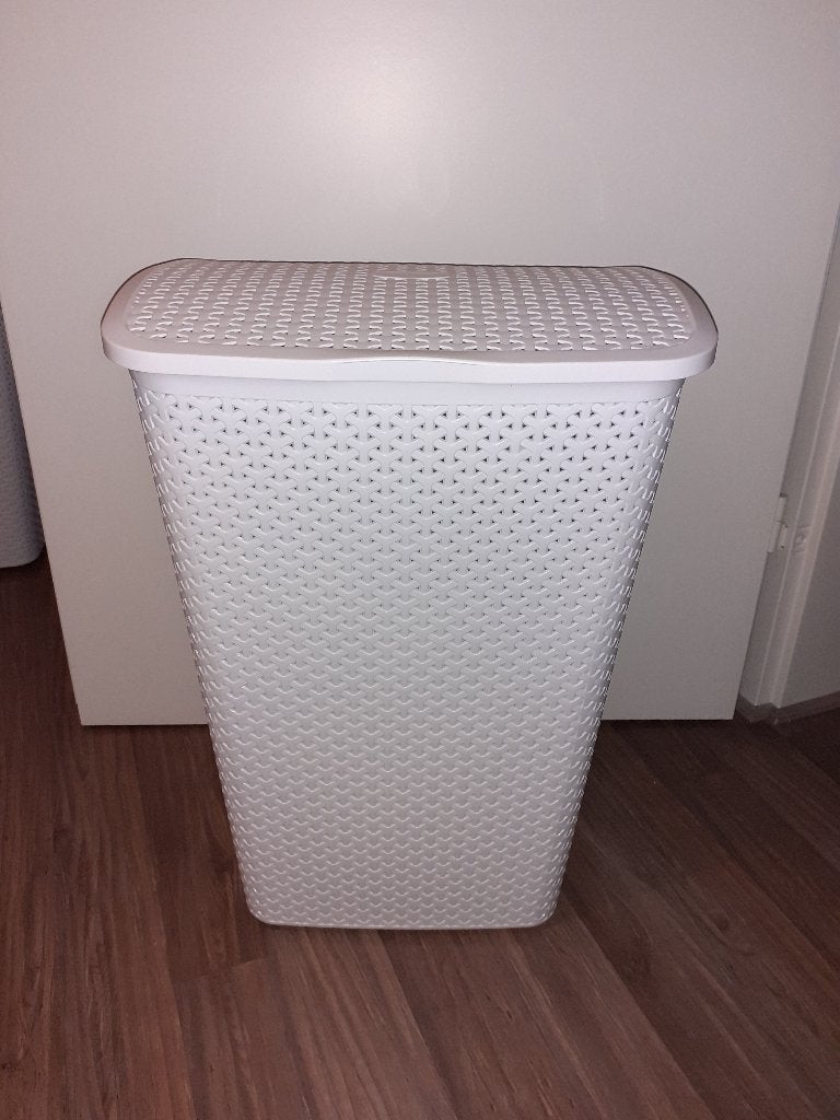 Wasmand, Ophalen, Zo goed als nieuw, Wit, Wasmand