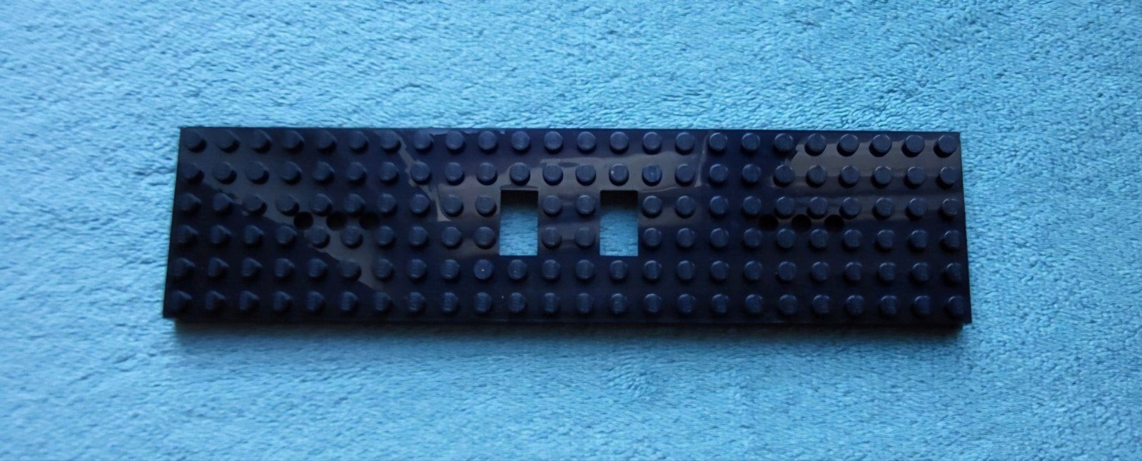 Lego trein locomotief / wagon bouw bodem plaat 24x6x1 Zwart., Kinderen en Baby's, Ophalen of Verzenden, Gebruikt, Overige typen