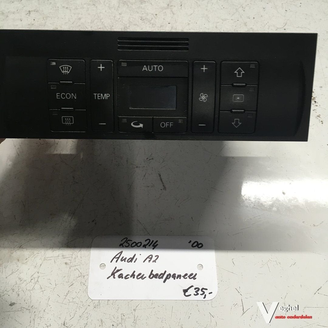 Audi A 2 1.4 B 2000 2500214 Kachelbedieningspaneel, Gebruikt, -, -, Ophalen of Verzenden