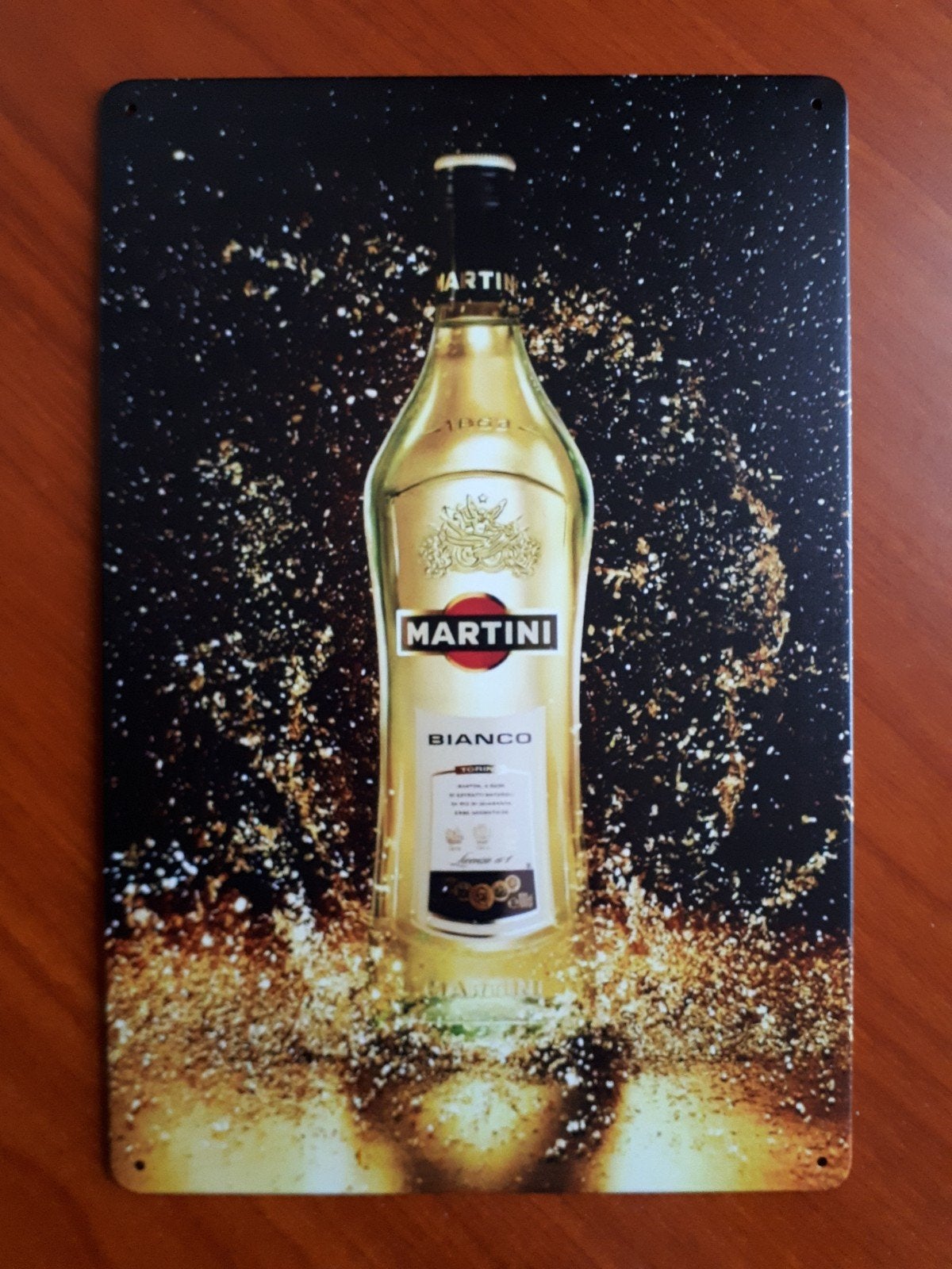 Martini 20x30 cm Metalen Reclamebord, Verzamelen, Verzenden, Nieuw, Reclamebord