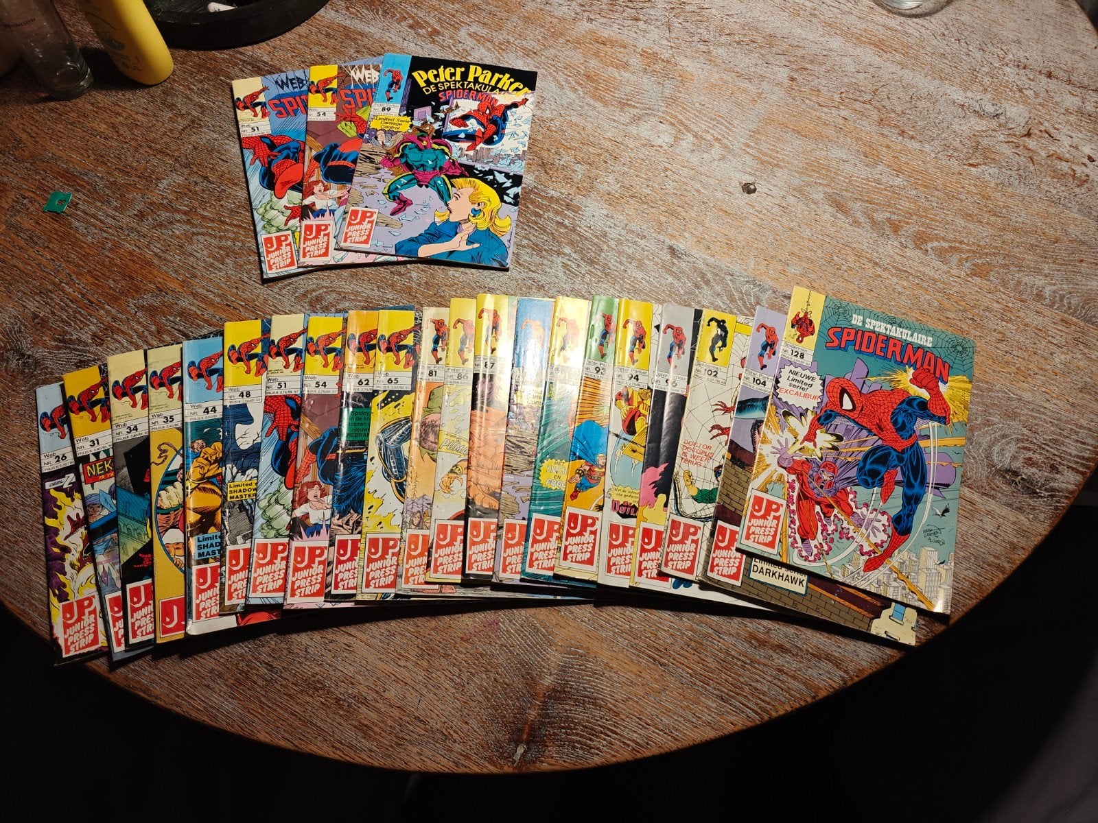 25x Spider-Man Junior Press Stripboeken, de hele set voor 50, Meerdere stripboeken, Ophalen of Verzenden, Gelezen