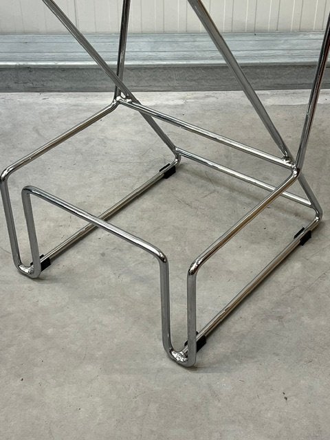 Till Behrens barkrukken 3x vintage design jaren 80 prijs p/s, Gebruikt, Met voetsteun, ., 60 tot 90 cm