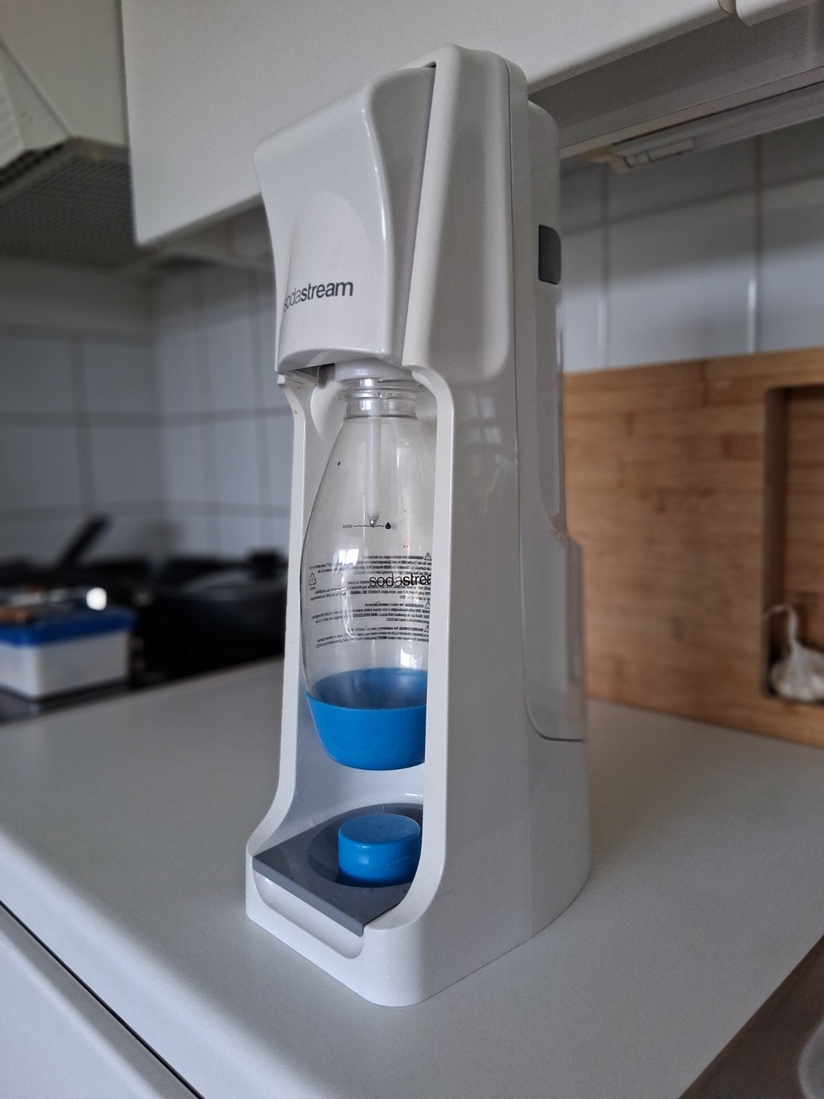 Sodastream bruiswatermaker - Wit, Ophalen, Gebruikt