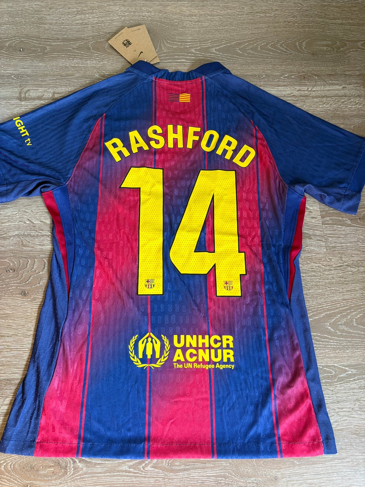 FC Barcelona Thuisshirt 2025/26 Rashford #14 Nieuw met tags, Ophalen of Verzenden, Nieuw, Maat 48/50 (M), Blauw