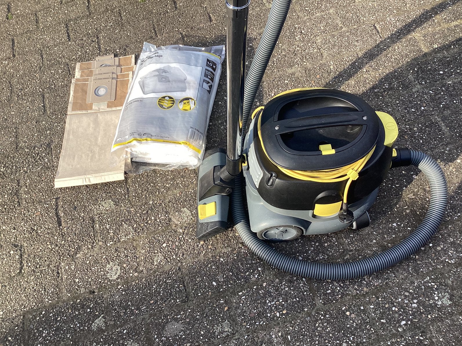 Kärcher stofzuiger T 12/1, Stofzak, Kärcher, Ophalen of Verzenden, Zo goed als nieuw