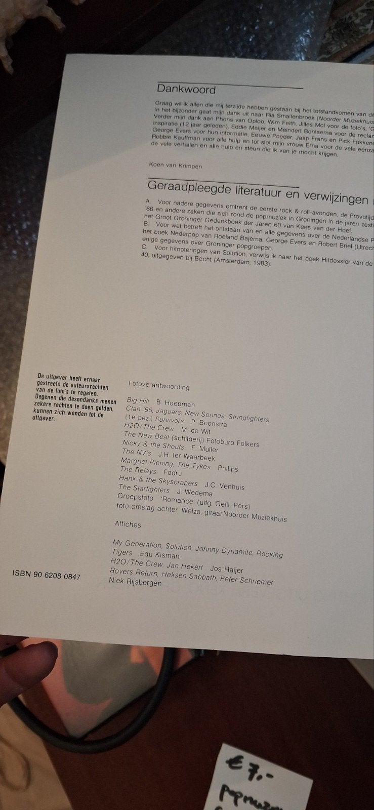 Dossier Popmuziek Groningen 60-70 - Koen van Krimpen, Gelezen, Ophalen of Verzenden, Algemeen, Koen van Krimpen