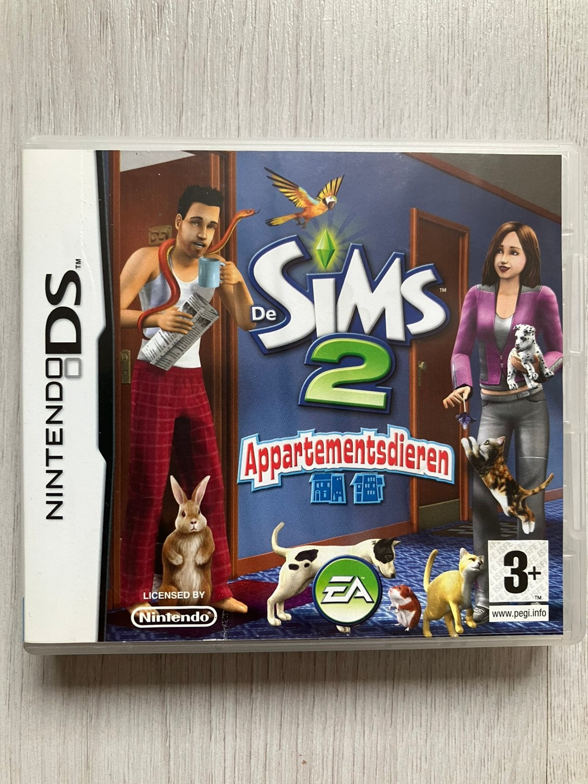 Nintendo DS - De Sims 2 Appartementsdieren, 1 speler, Ophalen of Verzenden, Zo goed als nieuw, Vanaf 3 jaar