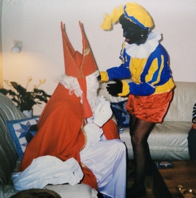 Sinterklaas en zwarte Piet outfit, Diversen, Ophalen, Gebruikt
