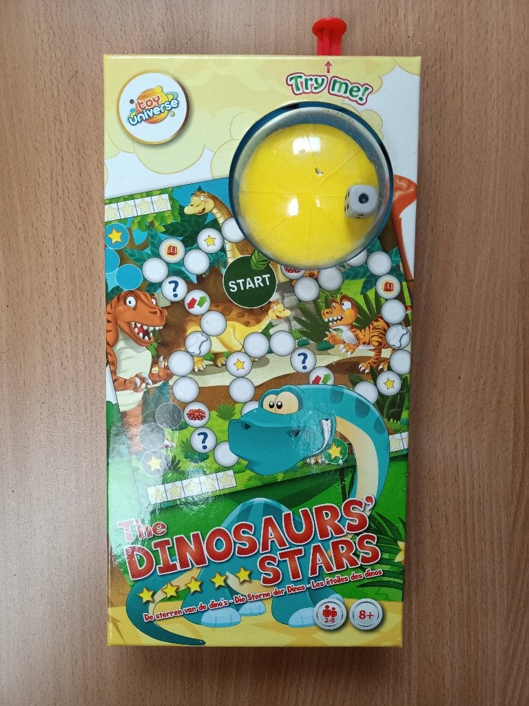 spel - The dinosaurs stars - de dinosaurus sterren, Een of twee spelers, Ophalen, Zo goed als nieuw, Toy Universe