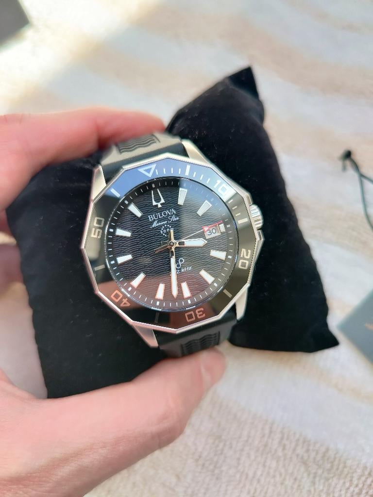 Bulova Marine Star 200 meter Ceramic 262 kHz, Overige merken, Staal, Polshorloge, Overige materialen
