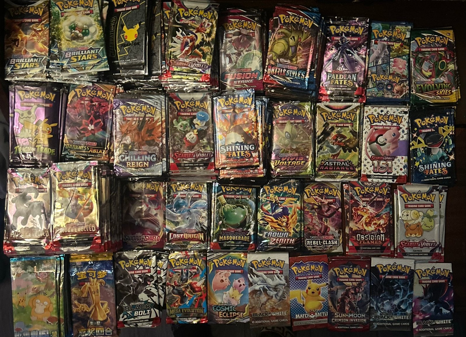 Empty Pokemon boosters packs 2500+\-, Ophalen, Zo goed als nieuw, Booster