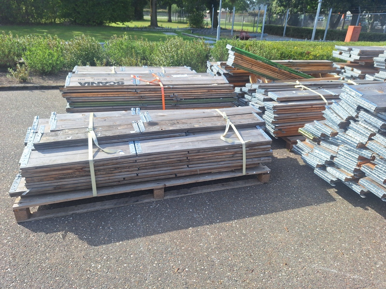 palletranden - opzetranden, Tuin en Terras, Ophalen, Minder dan 180 cm, Planken