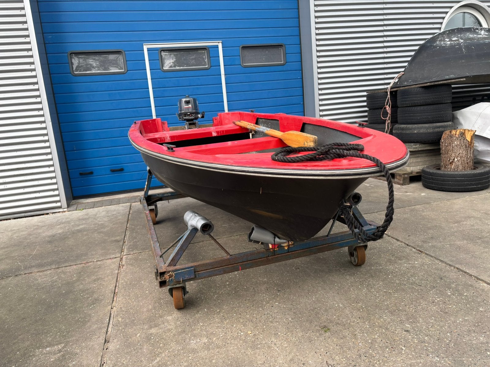 Placom 390 met Yamaha 4pk 2takt, Ophalen, Zo goed als nieuw, Motor en Techniek, Motorboot