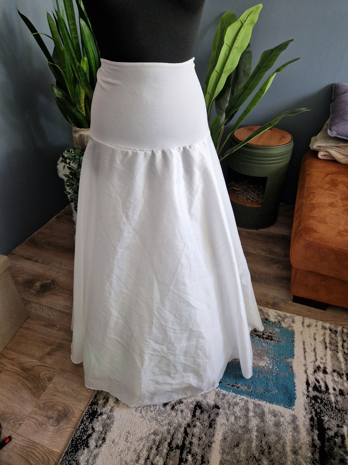 Poirier 2-rings hoepelrok maat XL, omtrek 190cm, Wit, Ophalen of Verzenden, Zo goed als nieuw, Accessoires