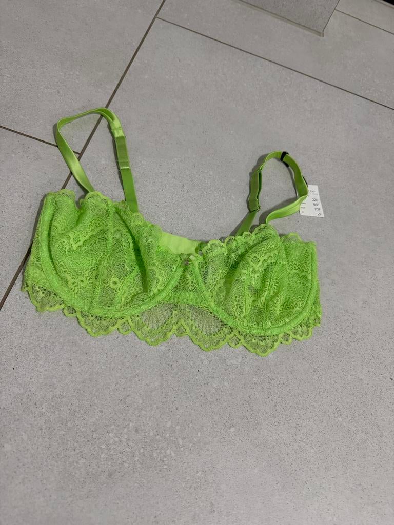 Primark Collection Kanten BH - Neon Groen, Kleding | Dames, Ondergoed en Lingerie, Ophalen of Verzenden, Groen, BH