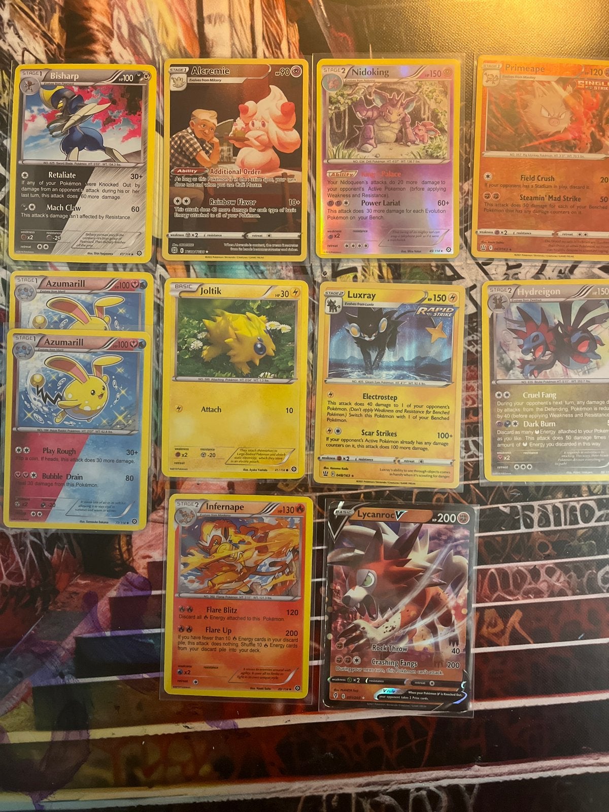 Diverse Pokémon Kaarten Collectie - goede conditie, Ophalen of Verzenden, Zo goed als nieuw, Meerdere kaarten, Foil