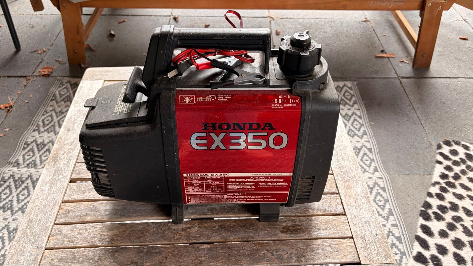 Honda EX350 generator - loopt niet, Motoren, Ophalen of Verzenden, Gebruikt