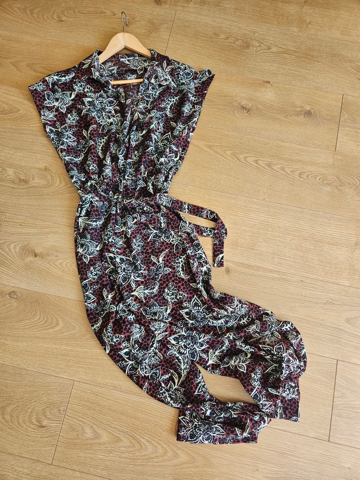 jumpsuit, WE, mt M, Maat 38/40 (M), Bruin, WE, Ophalen of Verzenden