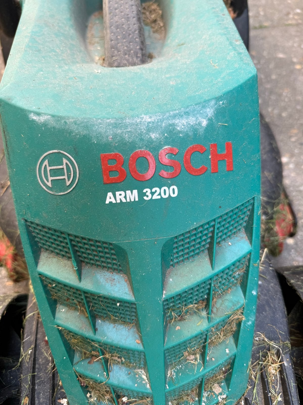 Bosch ARM 3200 Elektrische Grasmaaier, Cirkelmaaier, Gebruikt, Elektrische grasmaaier, Ophalen of Verzenden