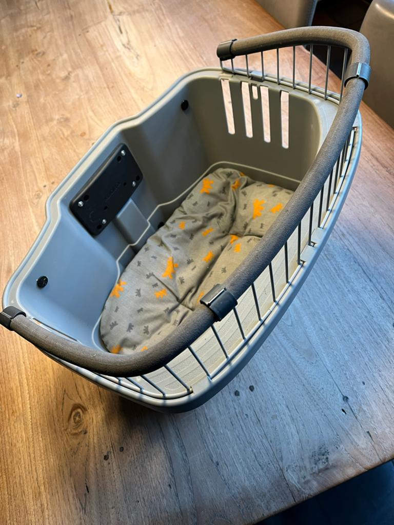 Hondenmand voor aan het stuur met KlickFix beugel, Ophalen, Minder dan 20 kg, Overige typen, Zo goed als nieuw