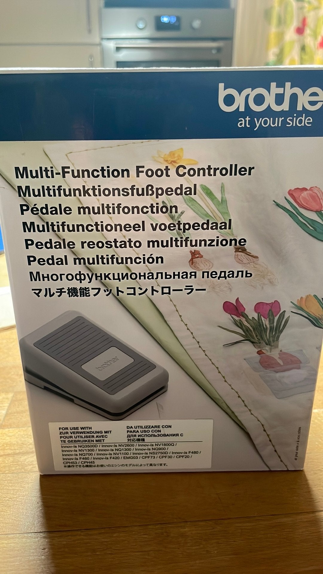 Brother multifunctioneel voetpedaal nieuw in doos, Ophalen of Verzenden, Nieuw, Naaimachine, Brother