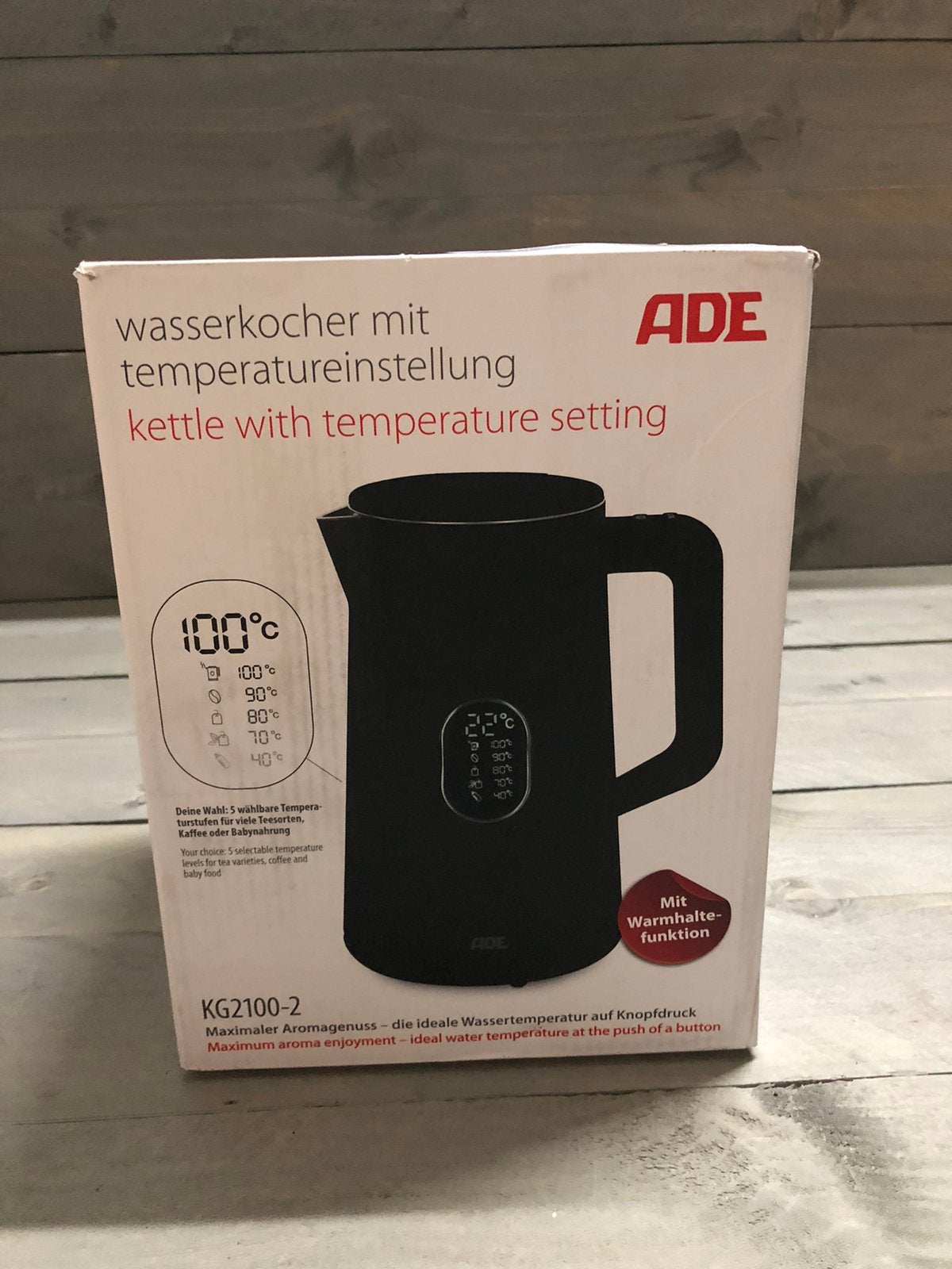 ADE KG2100-2 waterkoker, Ophalen of Verzenden, Zo goed als nieuw, Nvt, Nvt