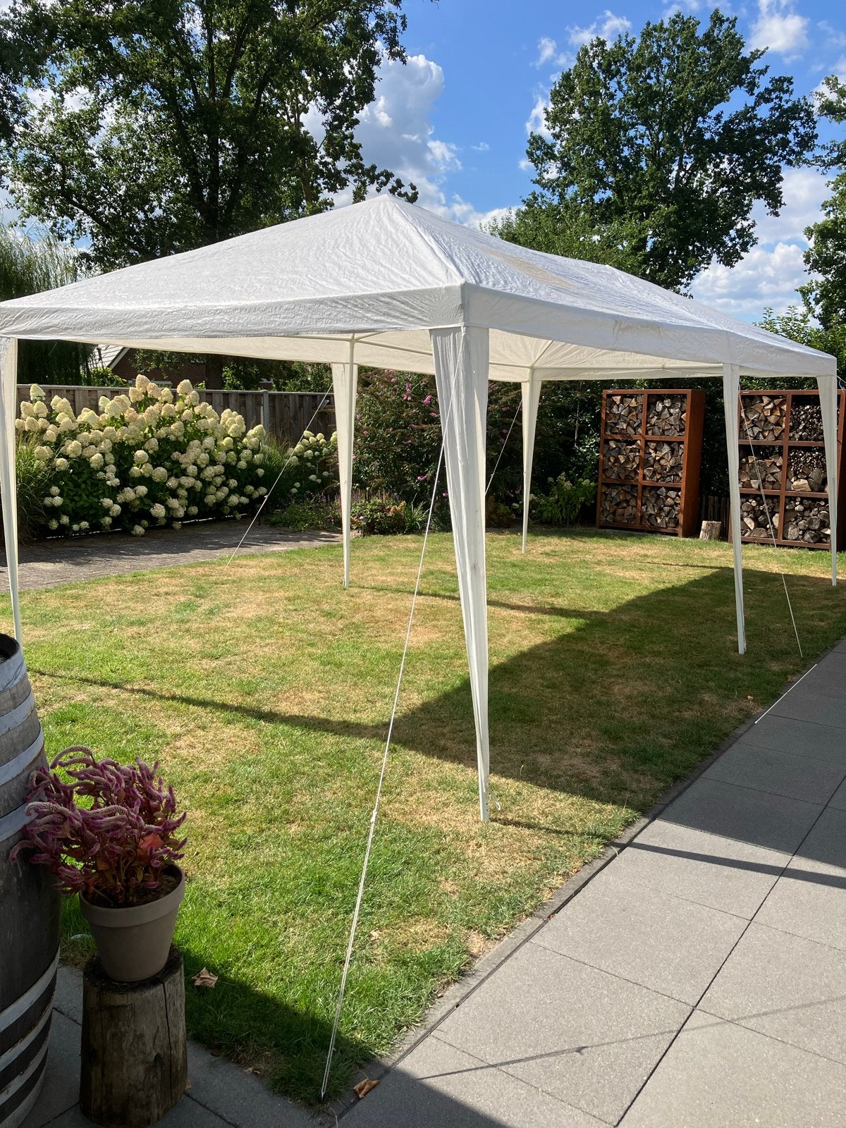 Partytent met zijwanden, Ophalen, Gebruikt, Partytent, 2 meter of meer
