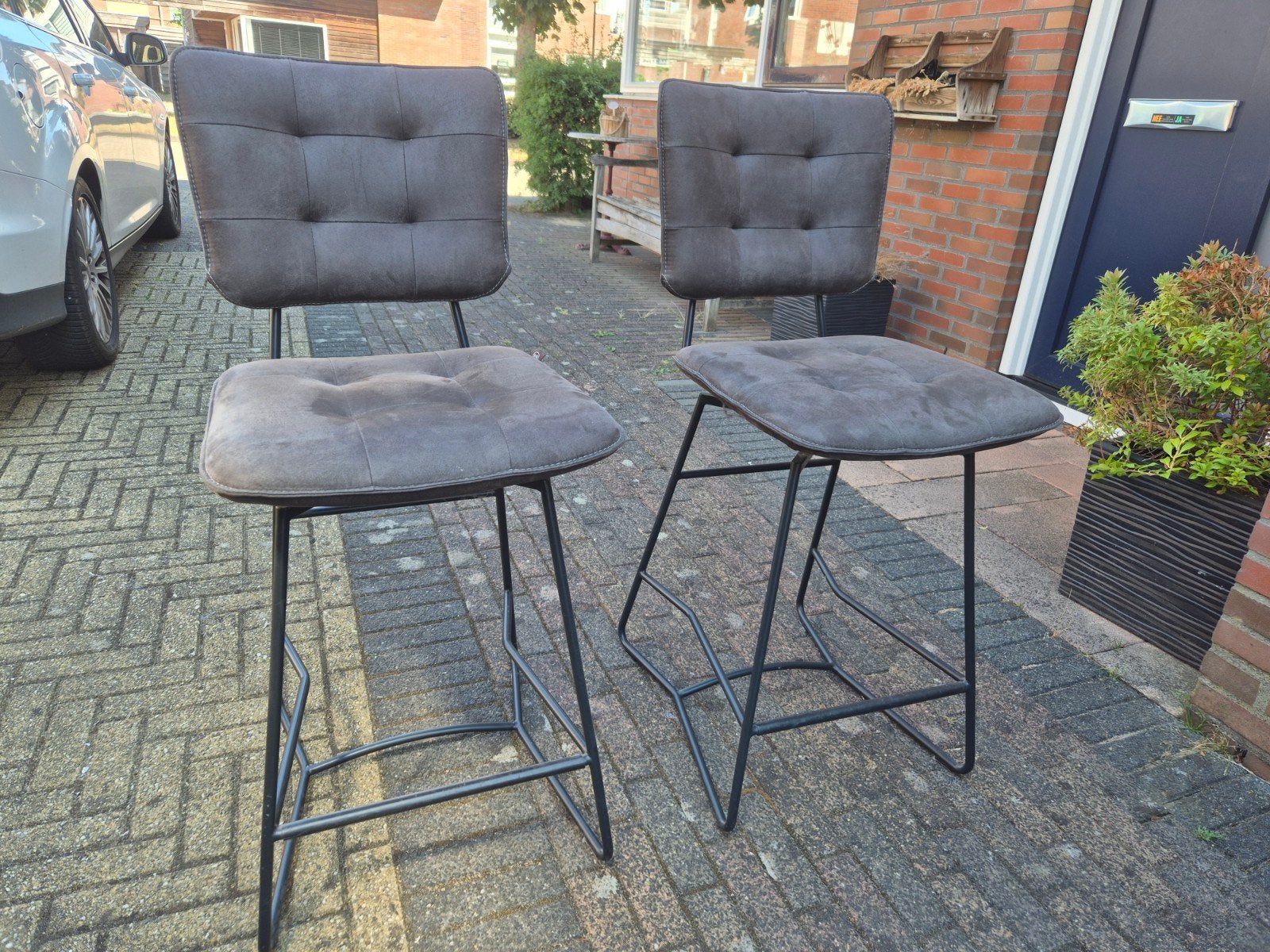 Draaibare Barkrukken, Ophalen, Draaibaar, Gebruikt, 60 tot 90 cm